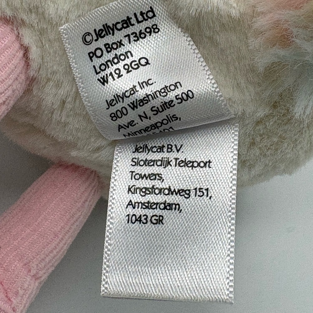 JELLYCAT I Am Amusabean Unicorn Pastel Multicolor Soft Plush Stuffed Toy 4 in - Picture 8 of 13